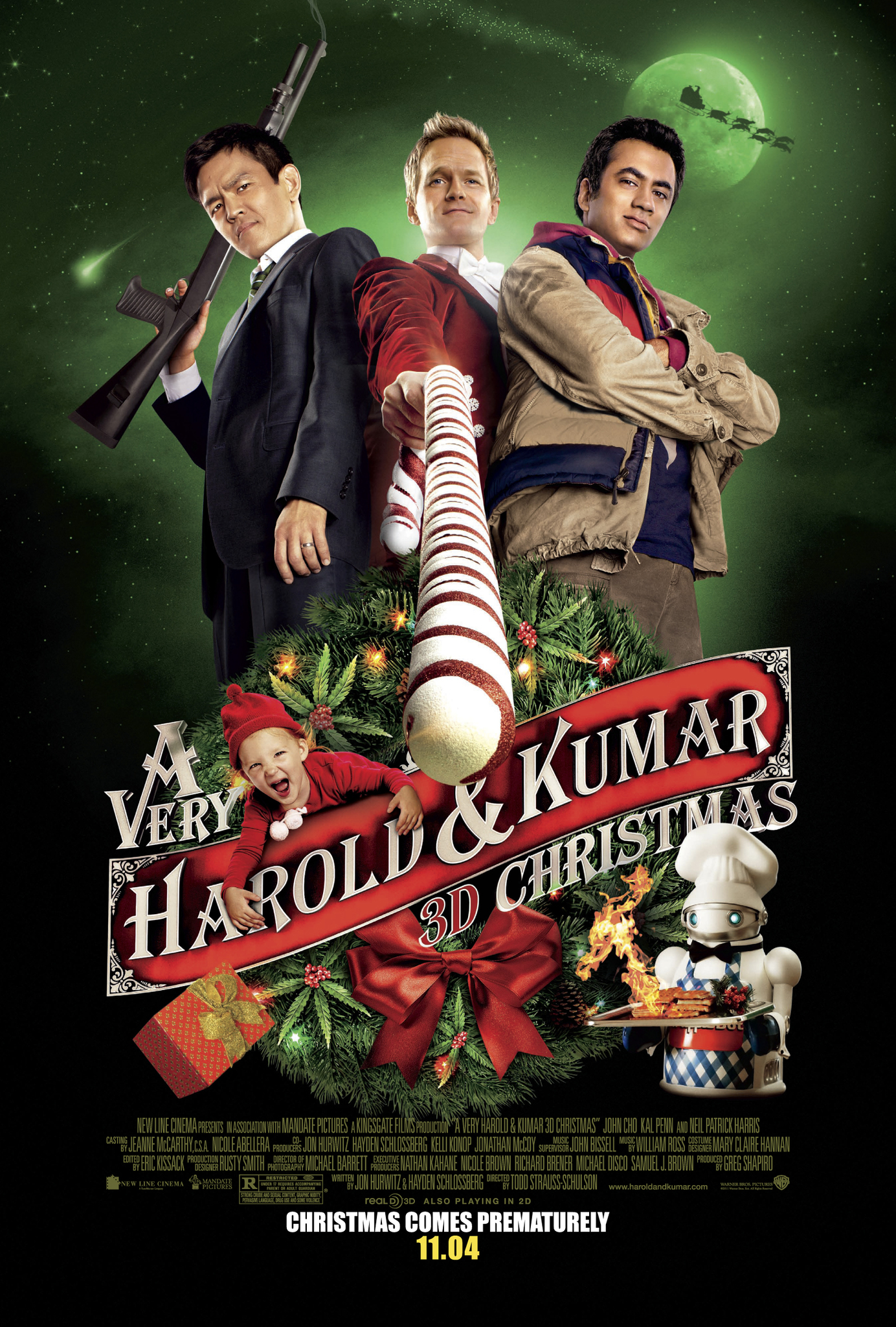 Harold & Kumar, un Natale da ricordare (2011) Scene Nuda